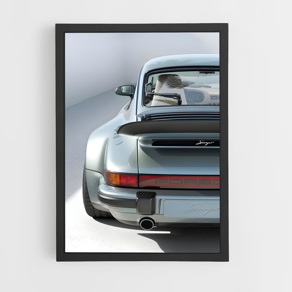 Poster Turbo Classique – affiche Porsche (vue 2)